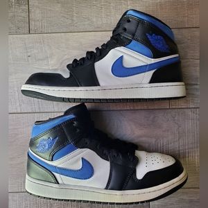 Nike Air Jordan 1 mid royal blue sz 10.5